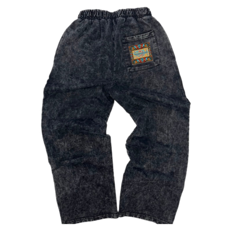 S3H Over Sized Holy Acid Wash Sweatsuit