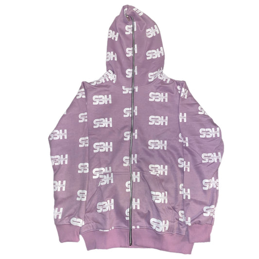 S3H FULL ZIP HOODIE - LIGHT PURPLE