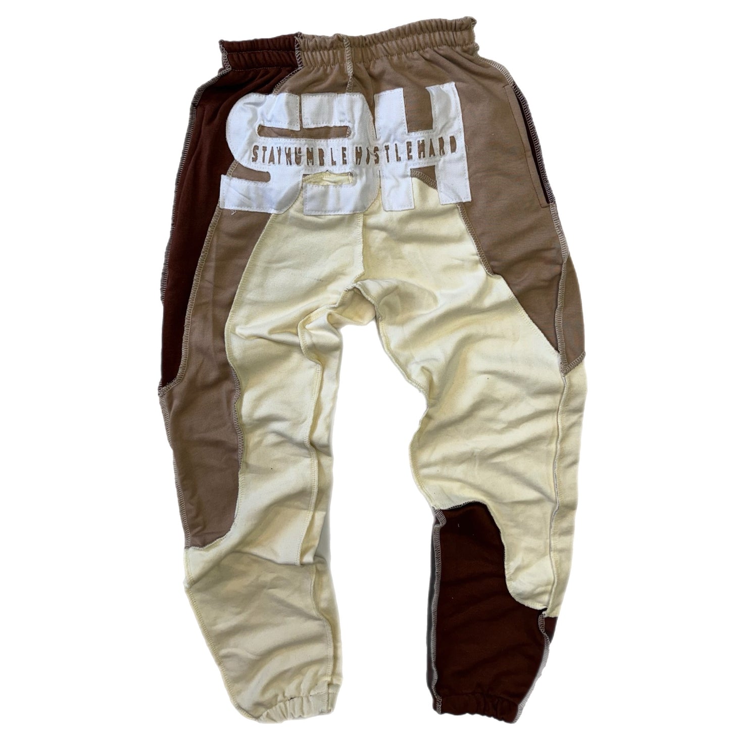 S3H Color Block- Brown, Tan, Cream Sweatsuit