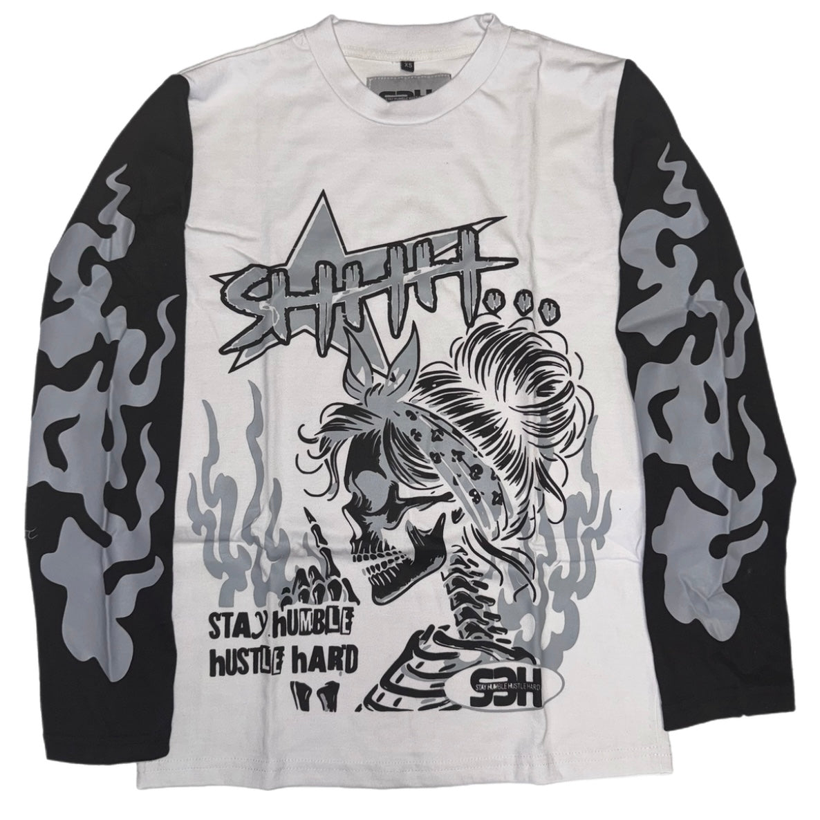 S3H Skull Flame Long Sleeve Shirt
