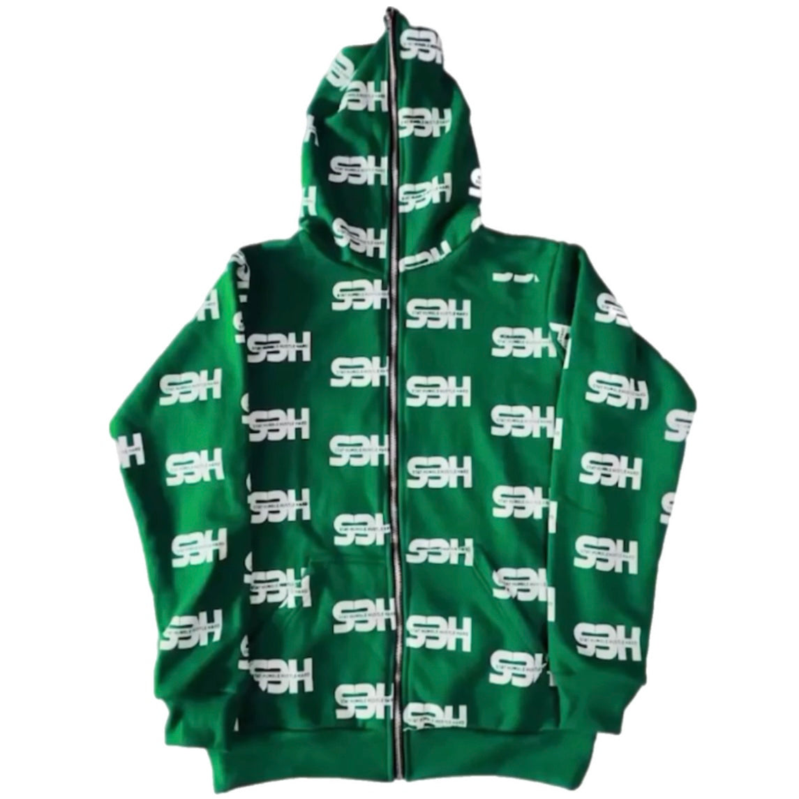 S3H All Over Print Full Zip Up Hoodie