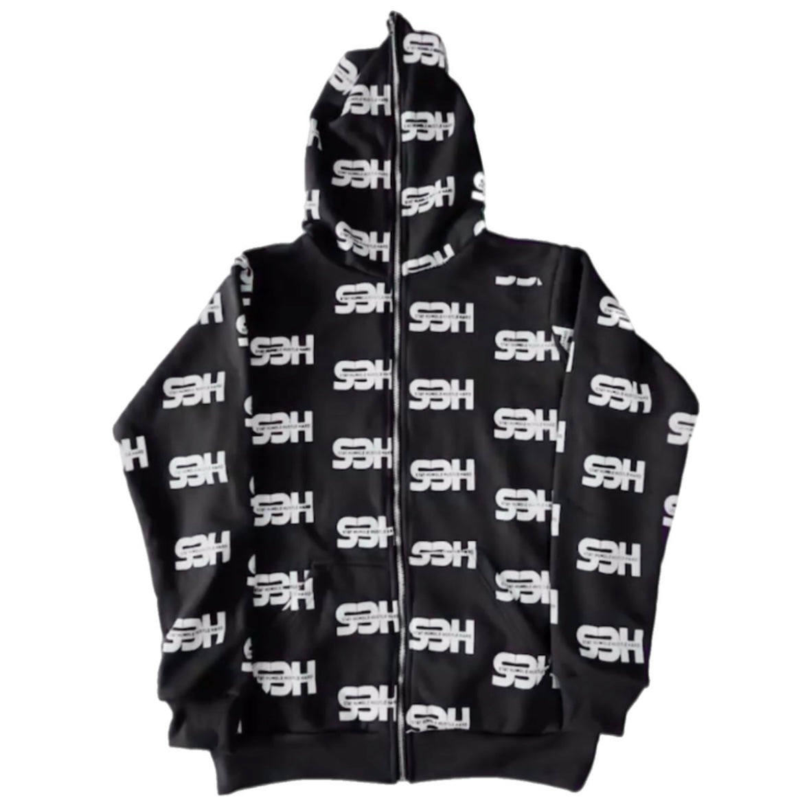 S3H All Over Print Full Zip Up Hoodie