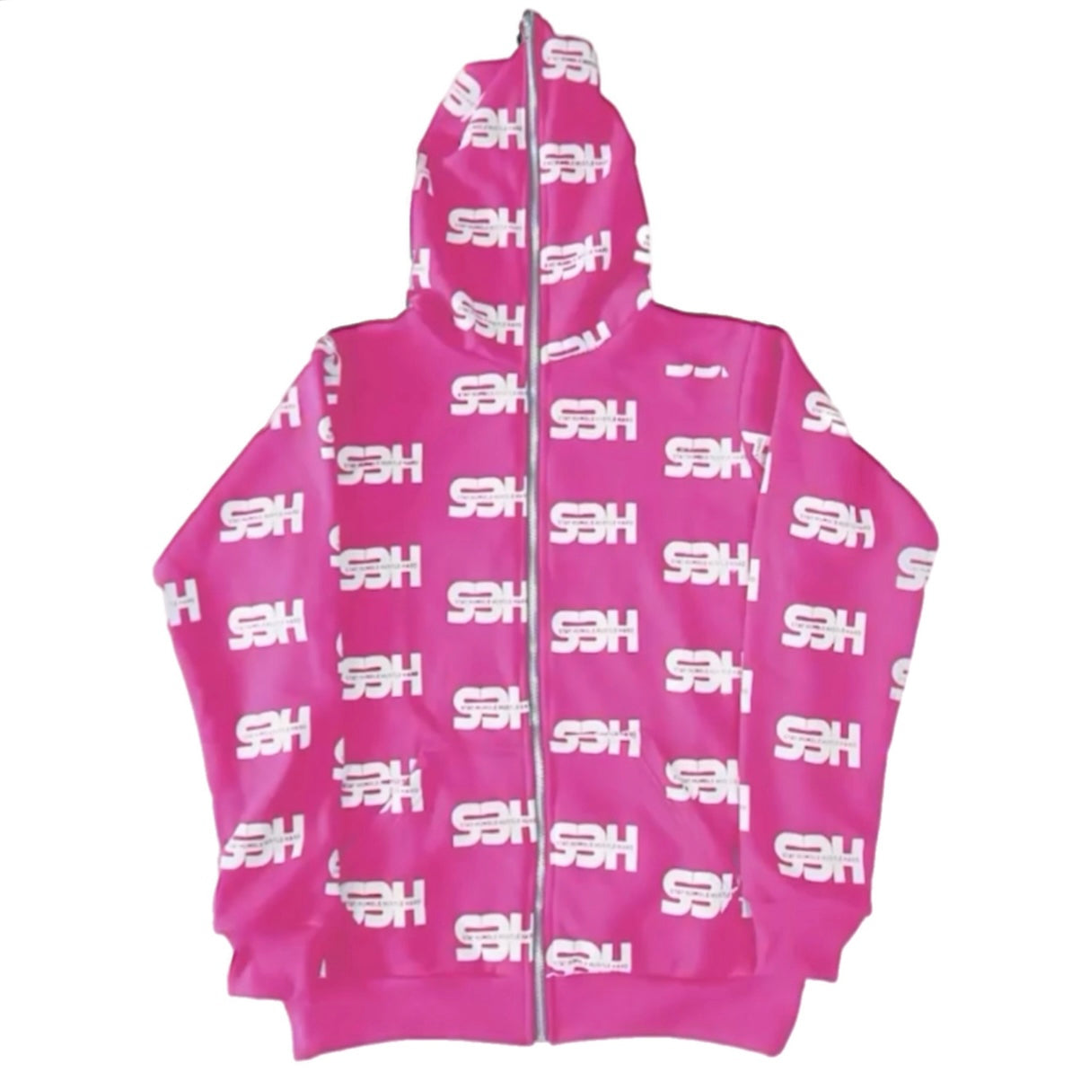 S3H All Over Print Full Zip Up Hoodie