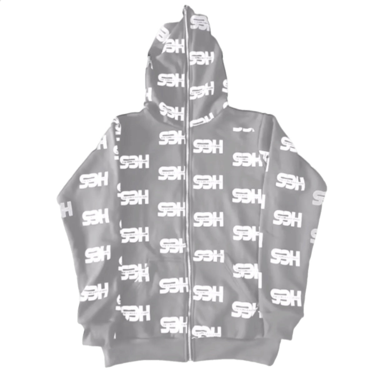 S3H All Over Print Full Zip Up Hoodie