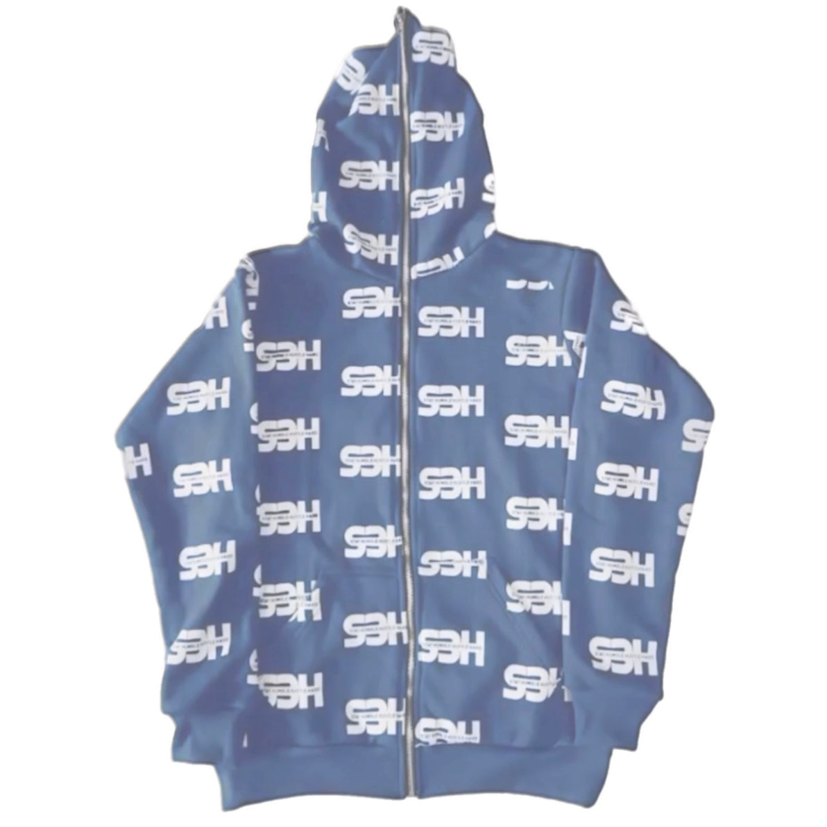 S3H All Over Print Full Zip Up Hoodie