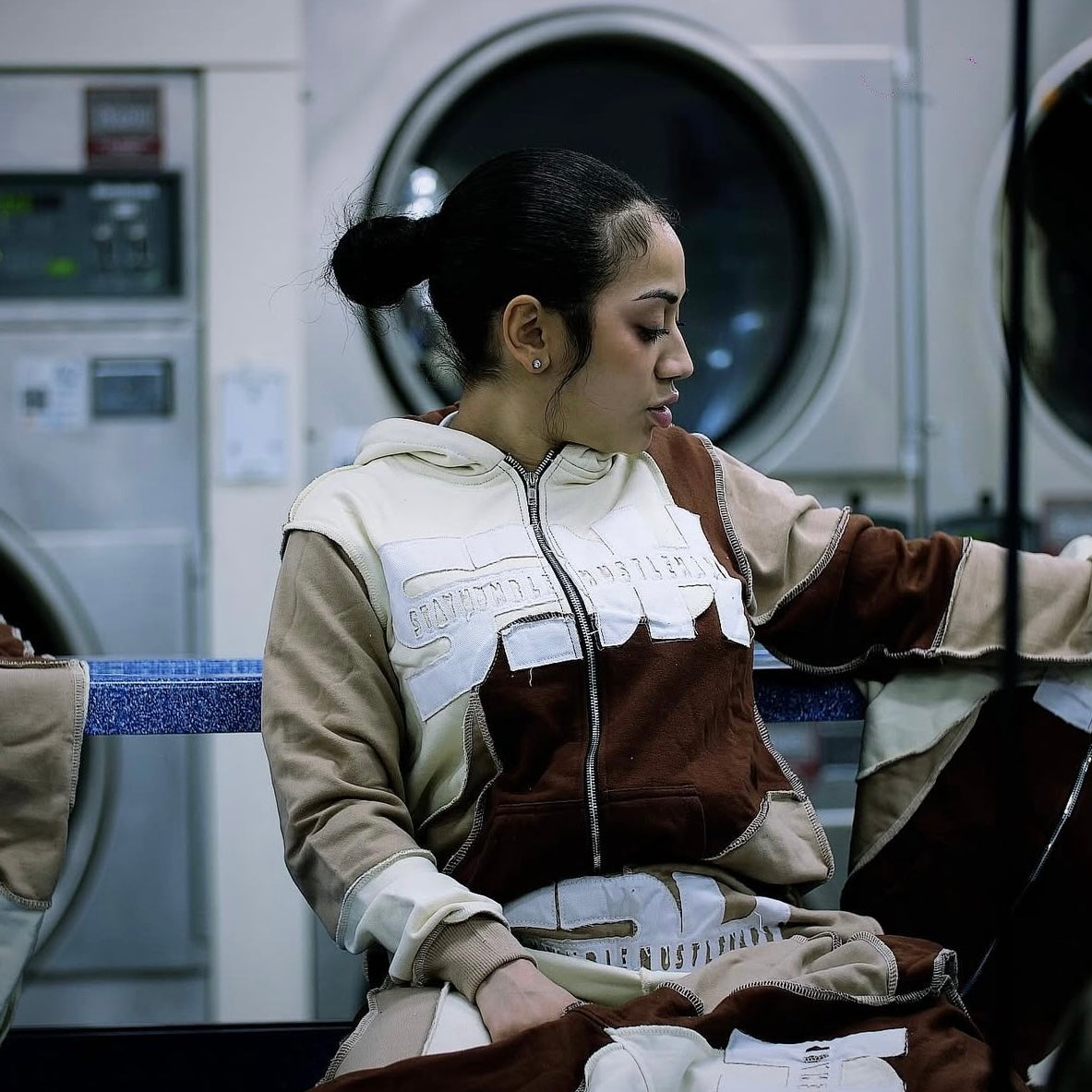 S3H MULTI-COLOR BLOCKING DISTRESS SWEATSUITS