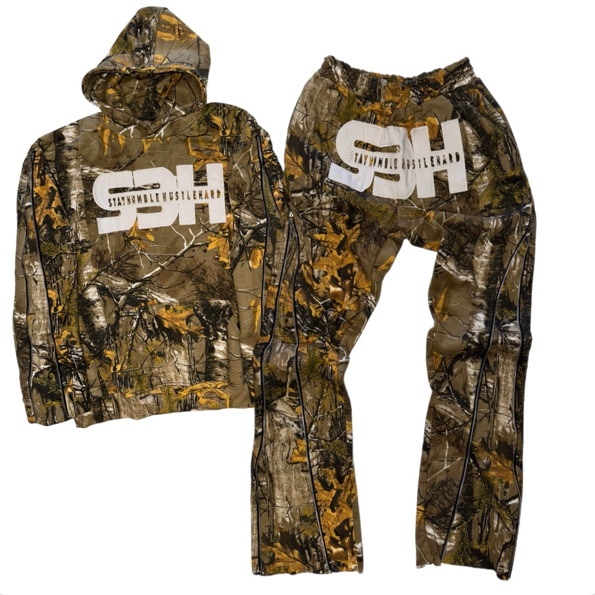 S3H ZIPPER SLIM/ FLAIRED PULLOVER SWEATSUITS