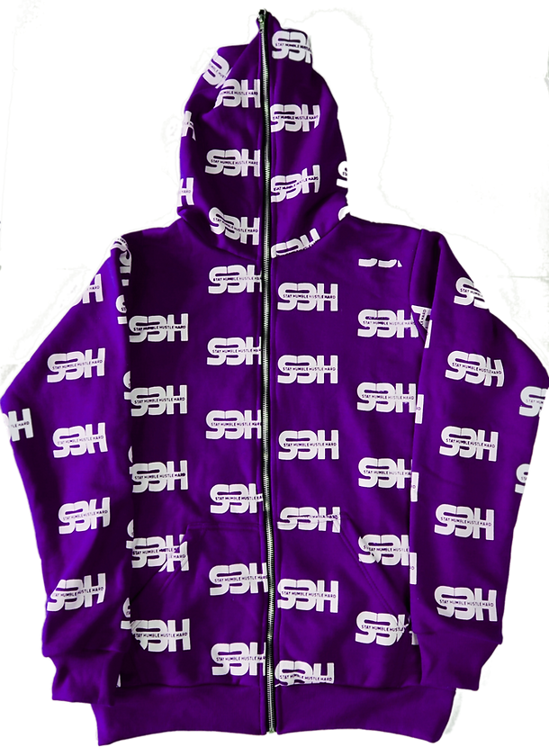 S3H FULL ZIP HOODIE - PURPLE
