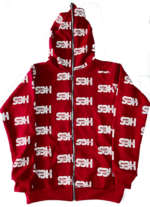 S3H FULL ZIP HOODIE - RED