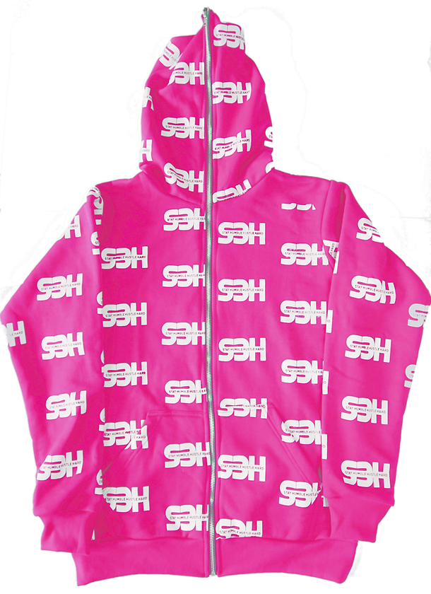 S3H FULL ZIP HOODIE - PINK