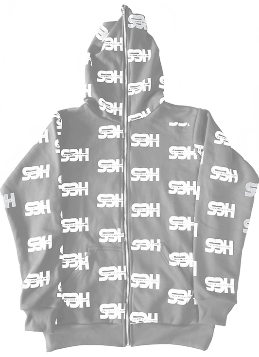S3H FULL ZIP HOODIE - GREY